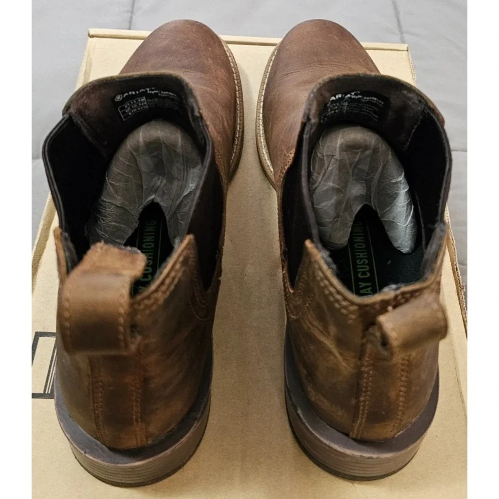 Ariat® (11.5‎ D) Booker™ Ultra Chelsea Boot in Distressed Brown - $170